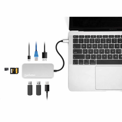 Docking Station para conexión USB-C 8 en 1 con entrega de energía Image 8