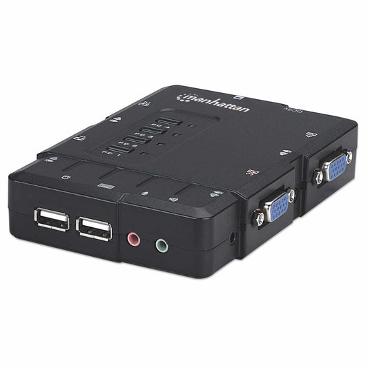 Switch KVM Compacto de 4 Puertos Image 1