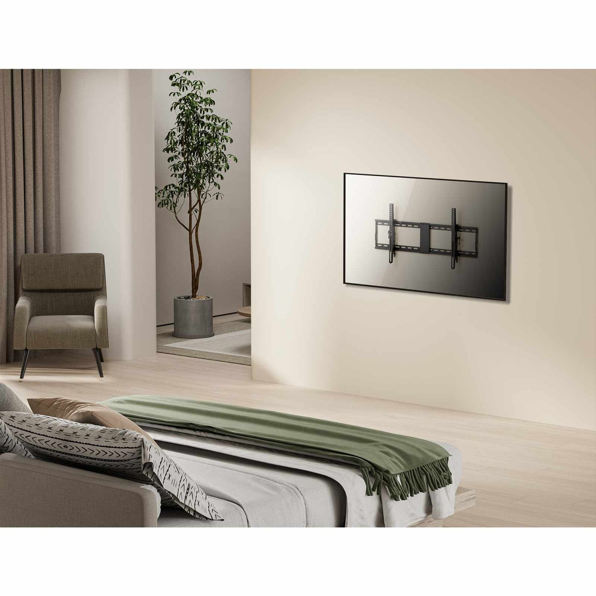 Soporte de Pared Fijo de Bajo Perfil para Pantallas de 43" a 100" Image 8