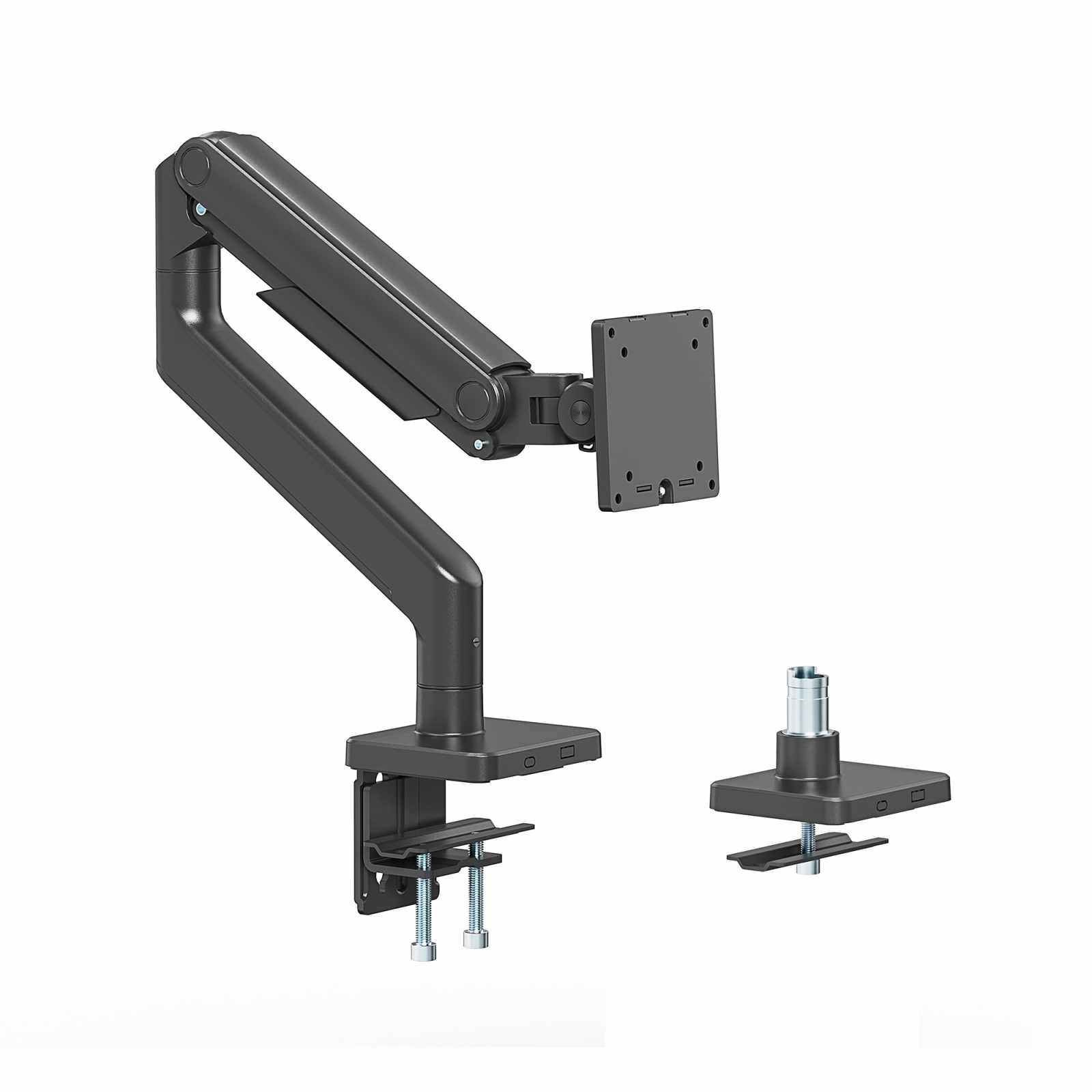 Soporte de aluminio con sistema de pistón para 1 monitor de 17" a 49" Image 7