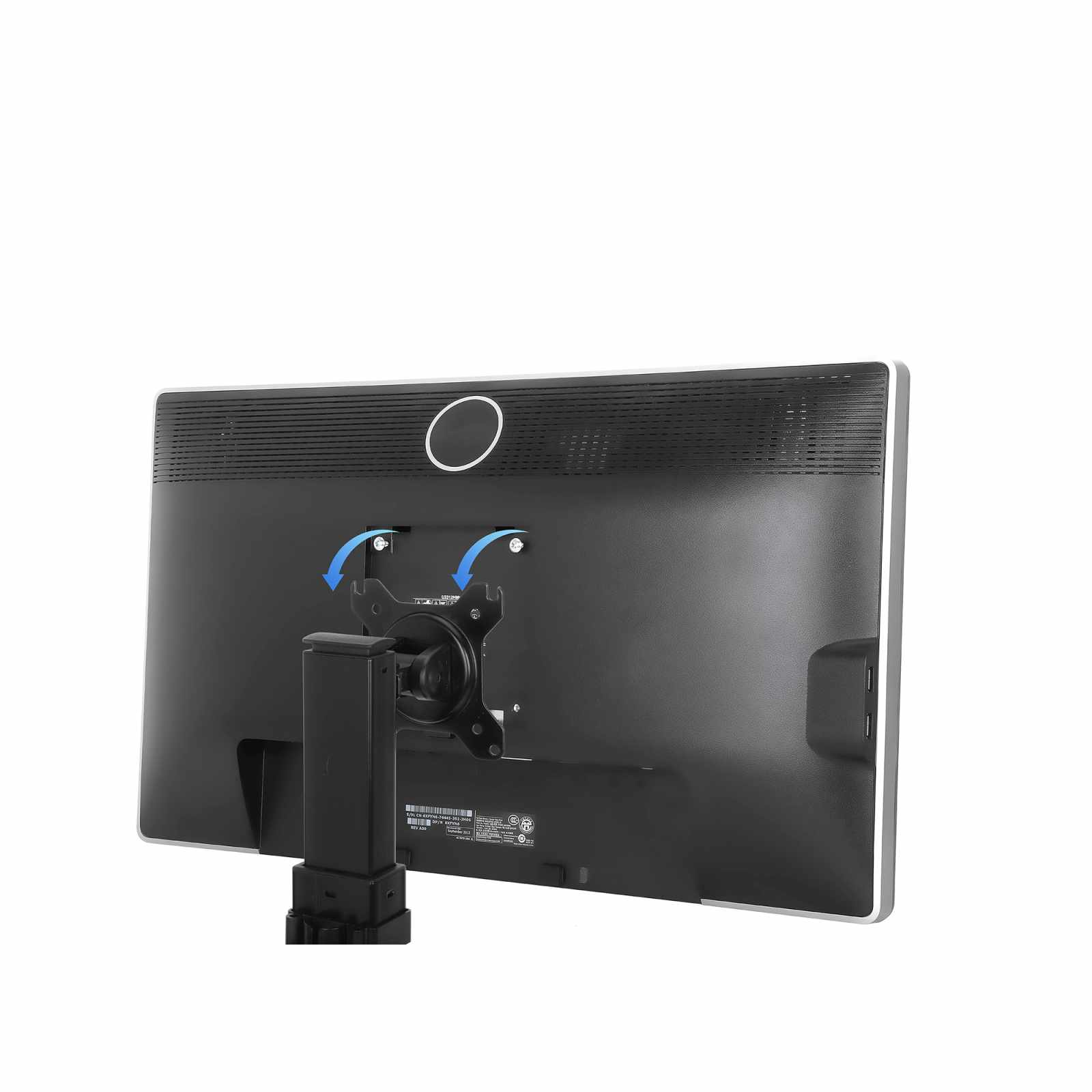 Soporte de escritorio para un solo monitor con pistón de gas para ajuste de altura Image 9