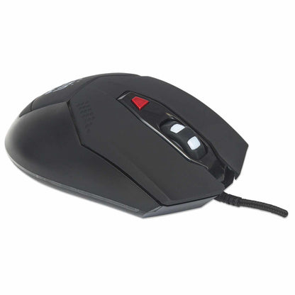 Ratón óptico cableado para videojuegos con LED Image 3