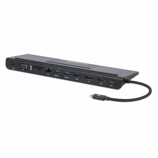 Docking station de USB-C a 11 puertos, para tres monitores, con MST Image 1
