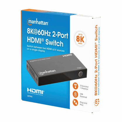 Switch HDMI de 2 puertos 8K@60Hz Packaging Image 2