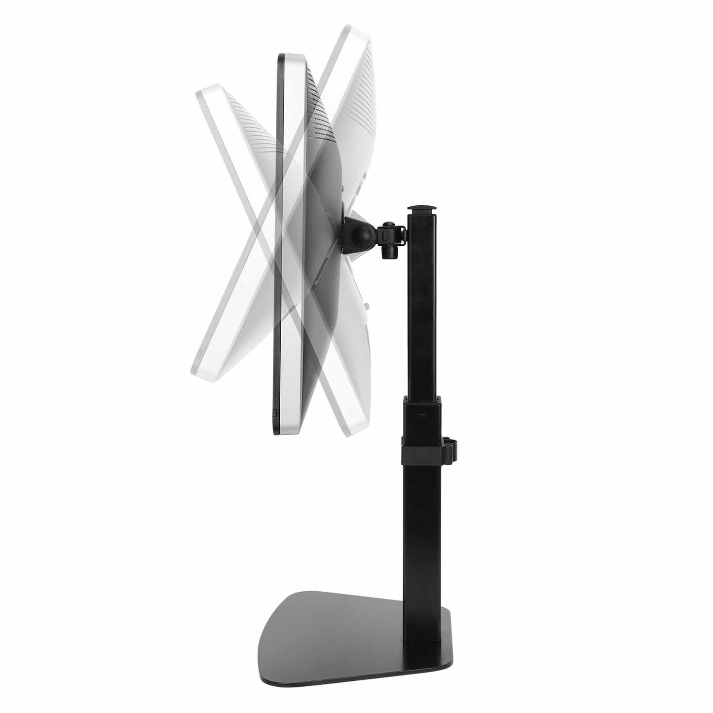 Soporte de escritorio para un solo monitor con pistón de gas para ajuste de altura Image 8