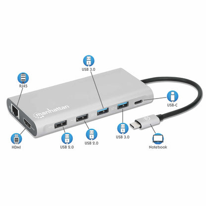 Docking Station USB-C para Triple Monitor Image 13