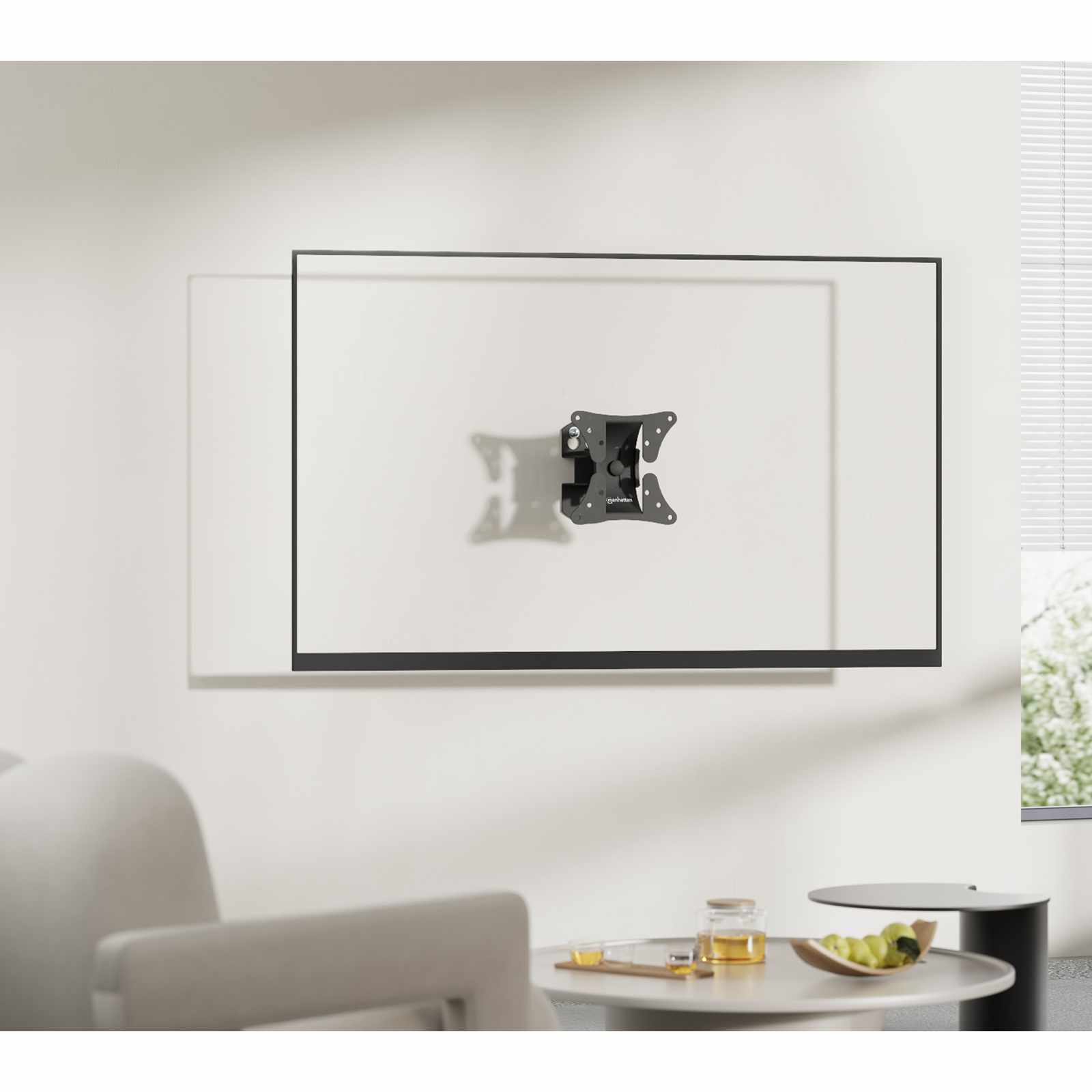 Soporte de pared con pivote para pantalla de 13" a 32" Image 6