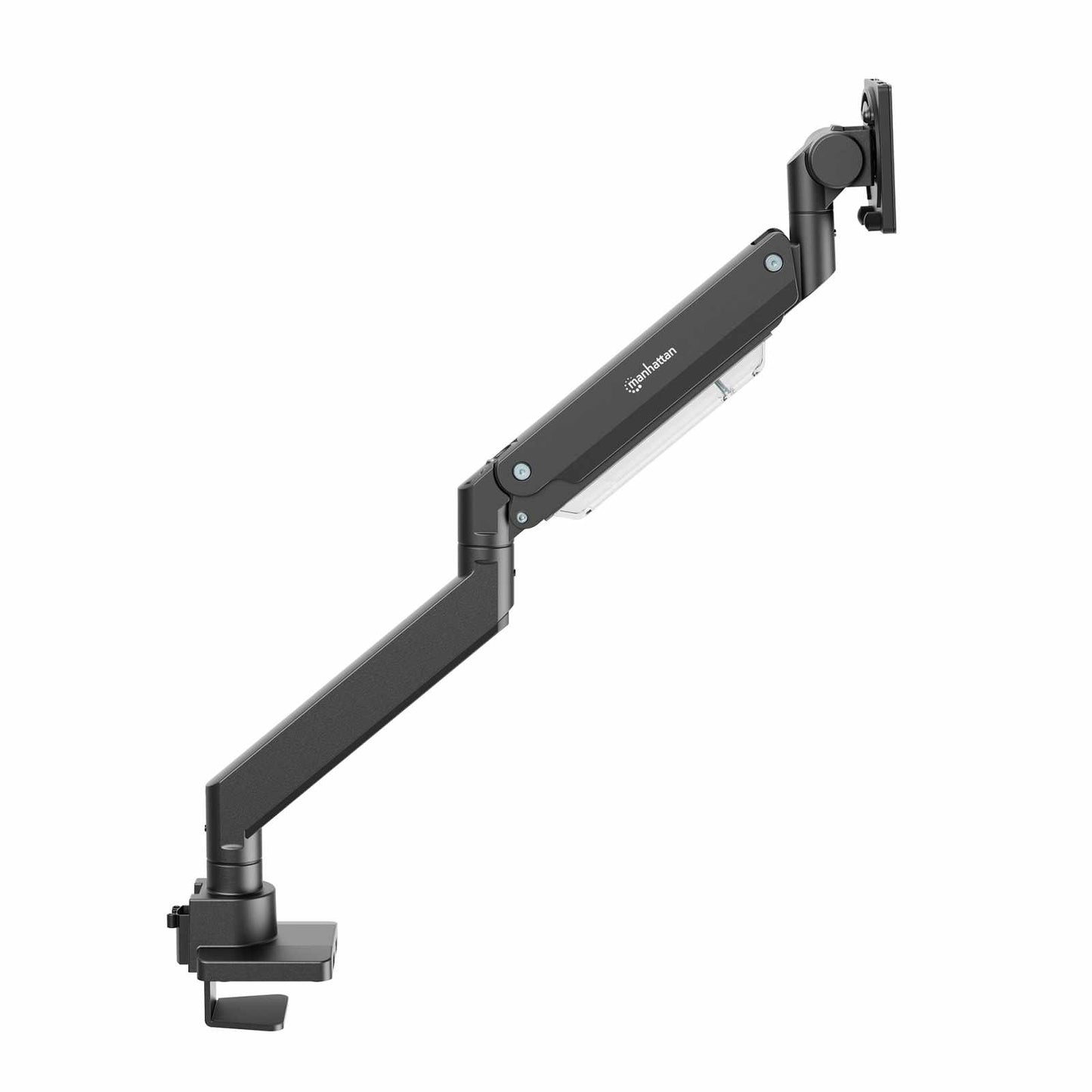 Soporte de aluminio con pistón de gas y puertos USB para un monitor de 17" a 57" Image 9