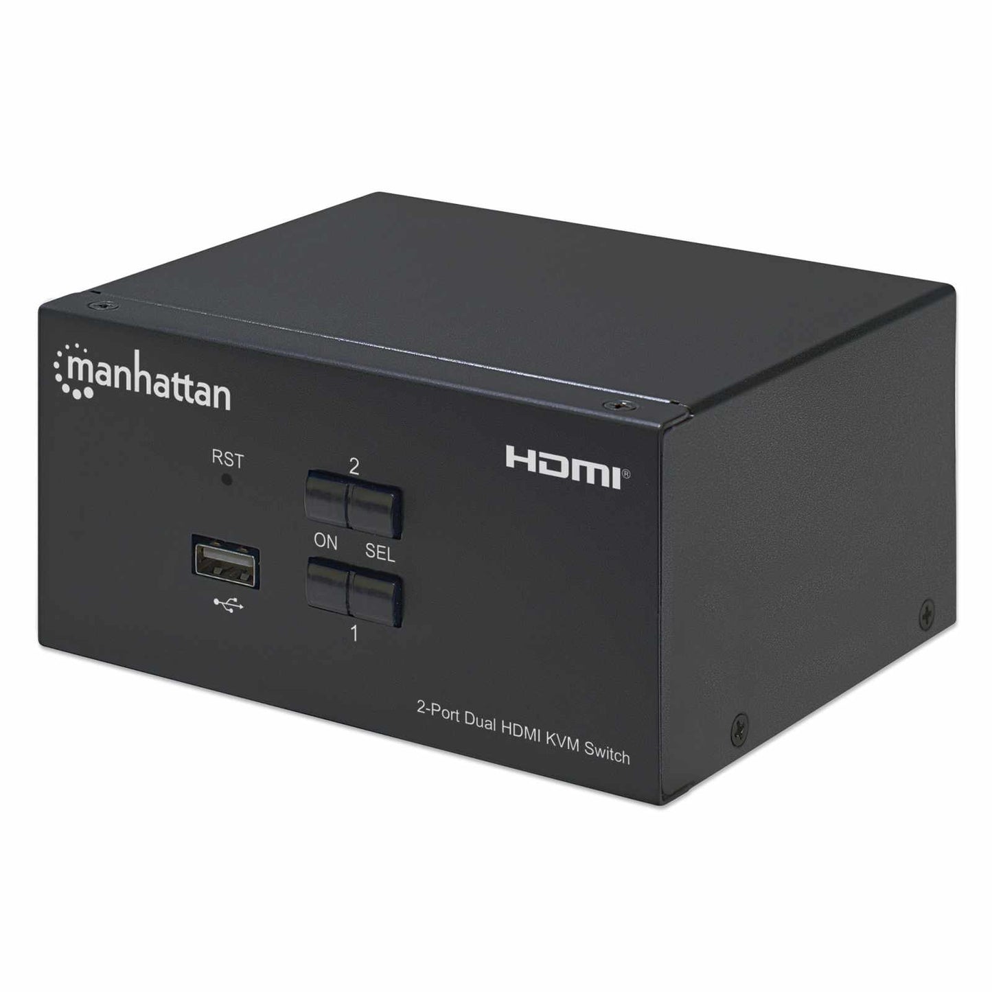 Switch KVM HDMI de 2 puertos y doble monitor  Image 1