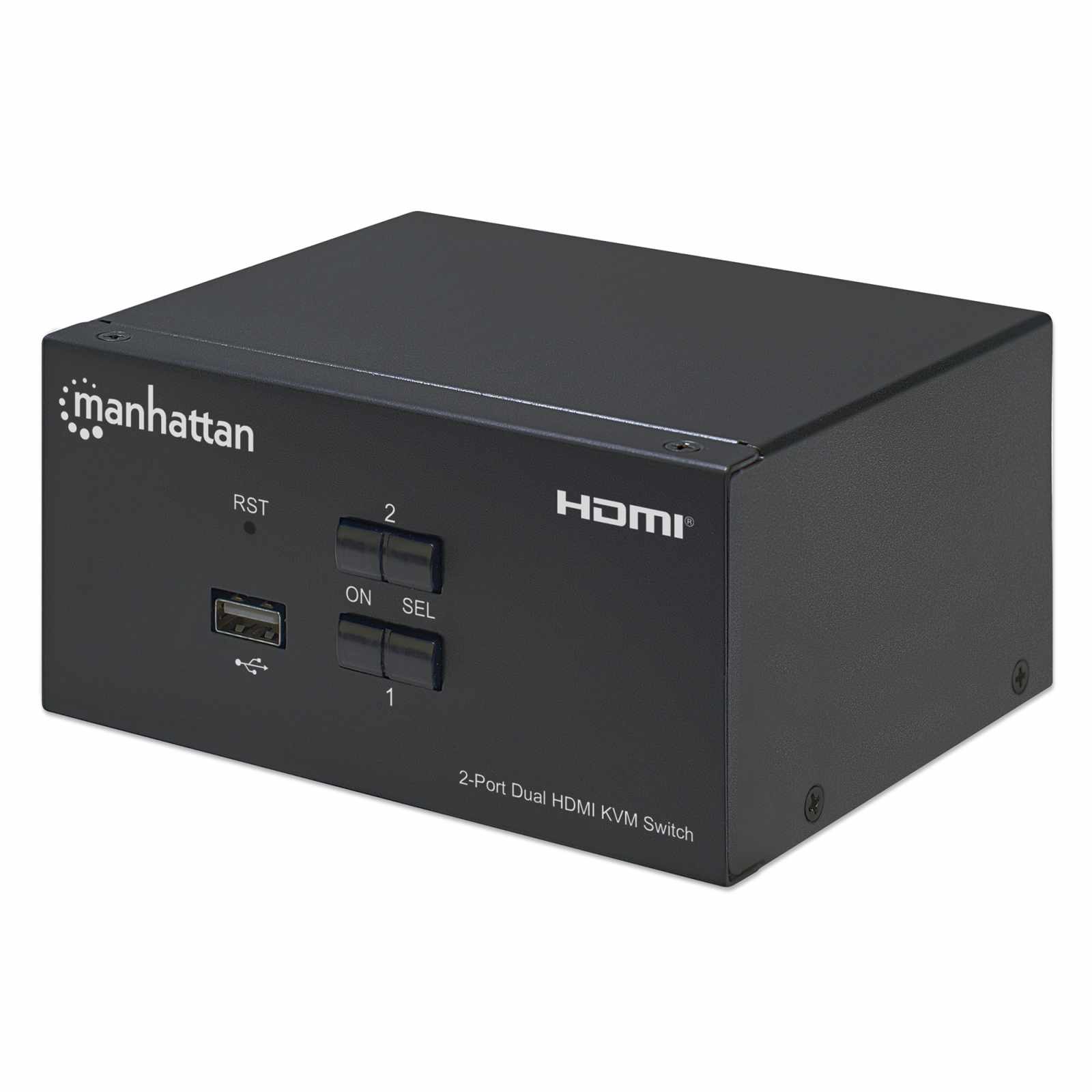 Switch KVM HDMI de 2 puertos y doble monitor  Image 1