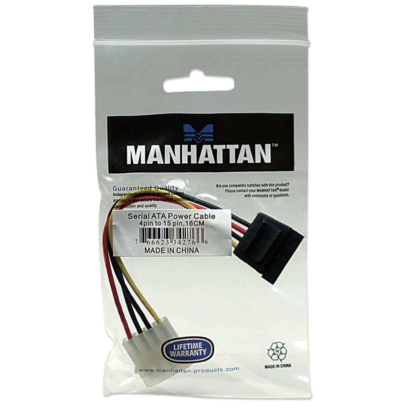 Cable de Energía SATA Packaging Image 2