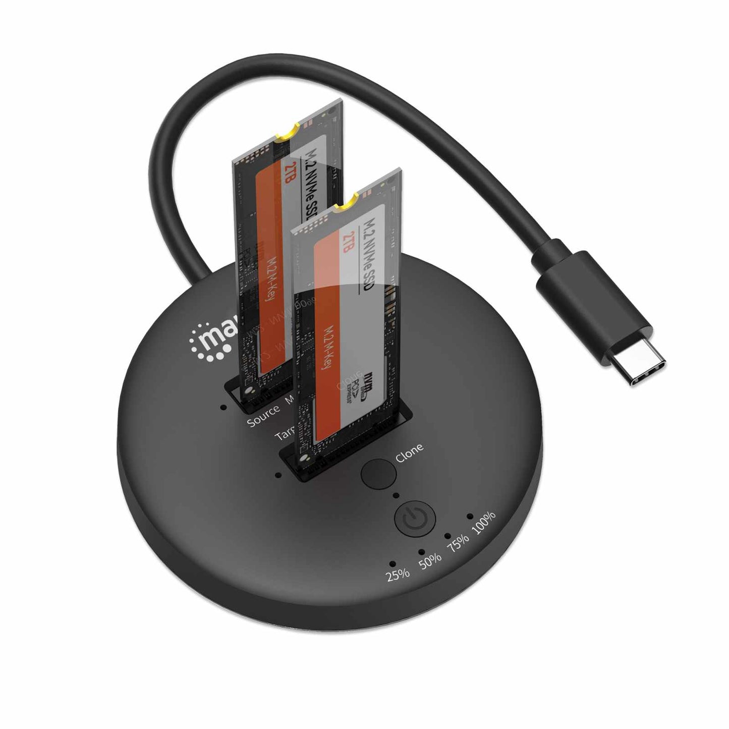 Estación de acoplamiento y clonación de SSD M.2 NVMe Image 9