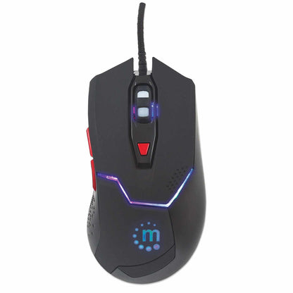 Ratón óptico cableado para videojuegos con LED Image 7
