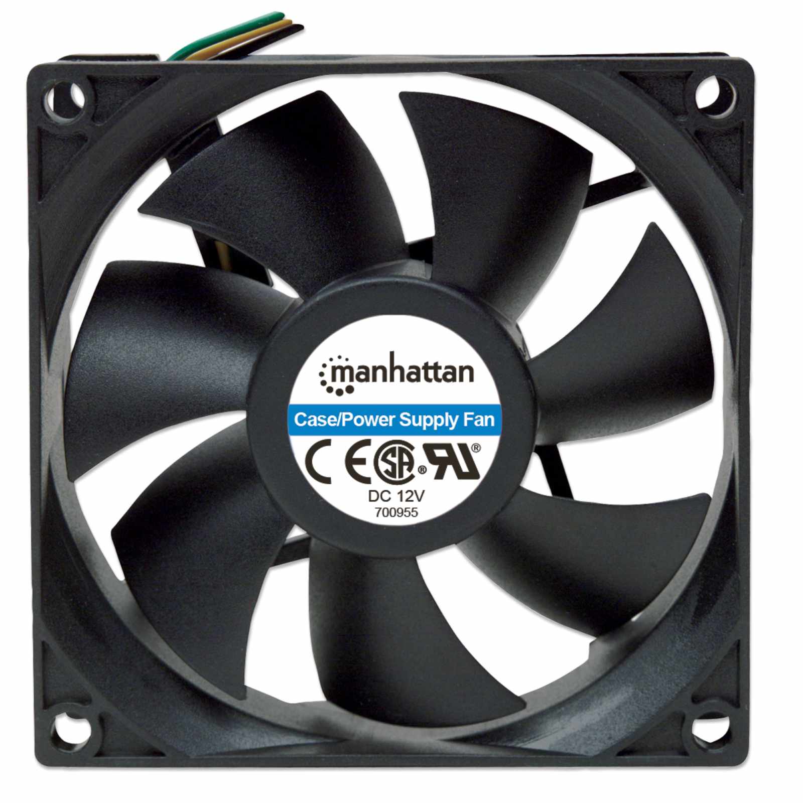 Ventilador para gabinete de PC 3 pines 80mm Image 3