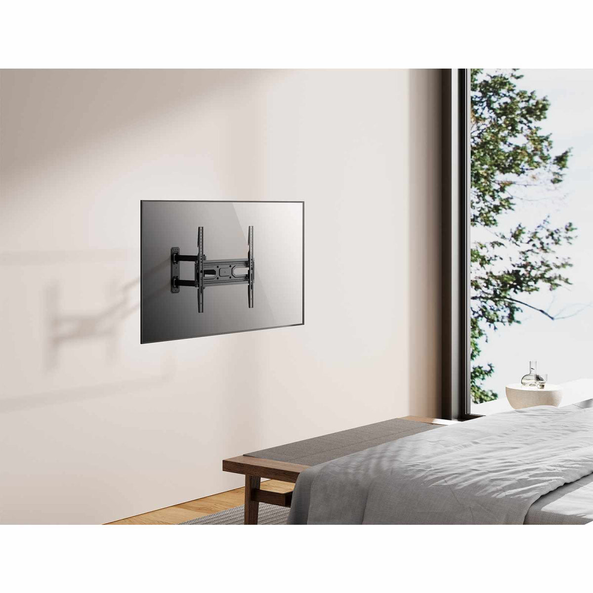 Soporte de Pared de Movimiento Completo con Ajuste de Nivel para Pantallas de 32" a 55" Image 5
