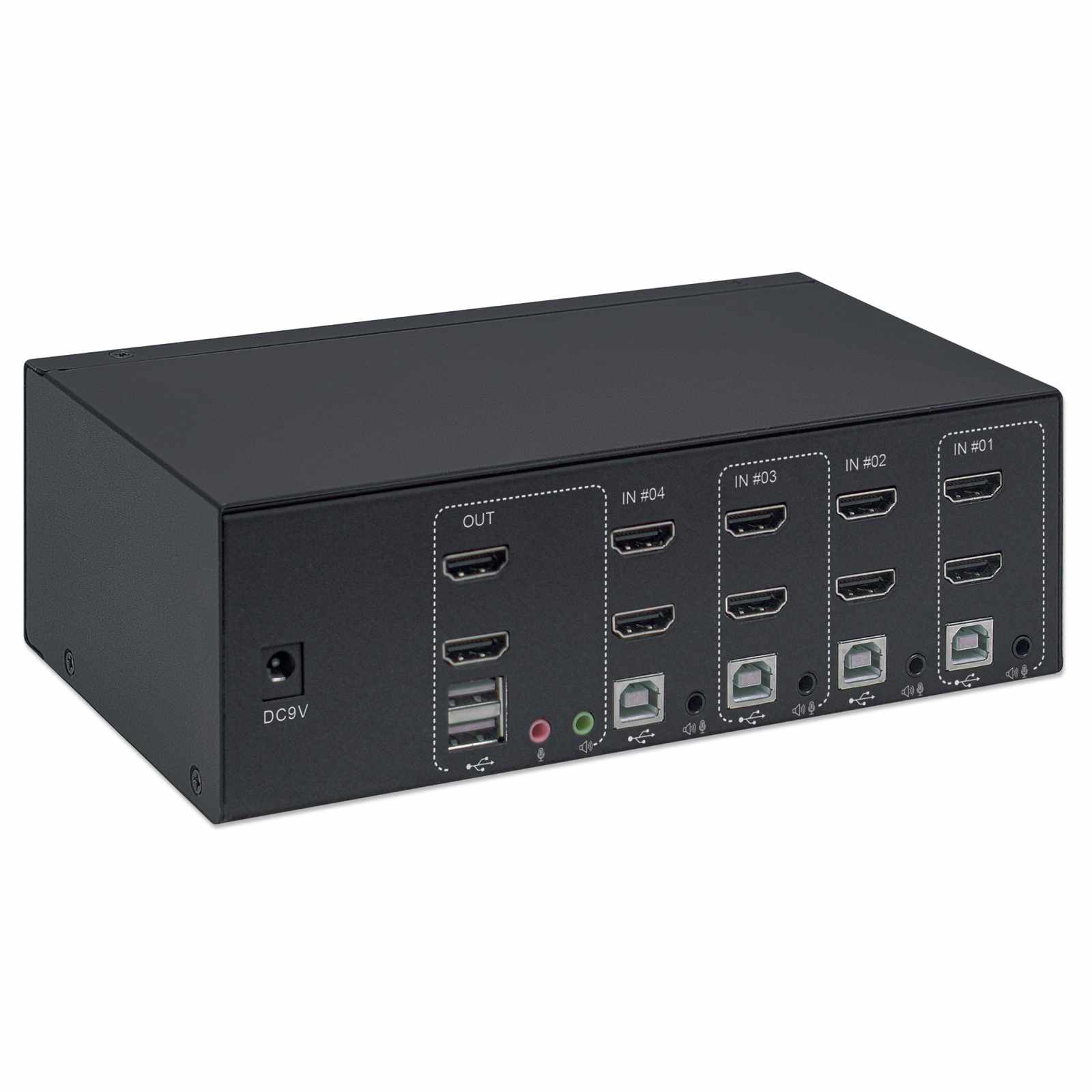 Switch KVM HDMI de 4 puertos para dos monitores Image 6