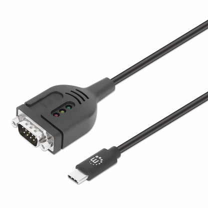 Convertidor USB-C a Serial DB9 / RS232, 1 m Image 1
