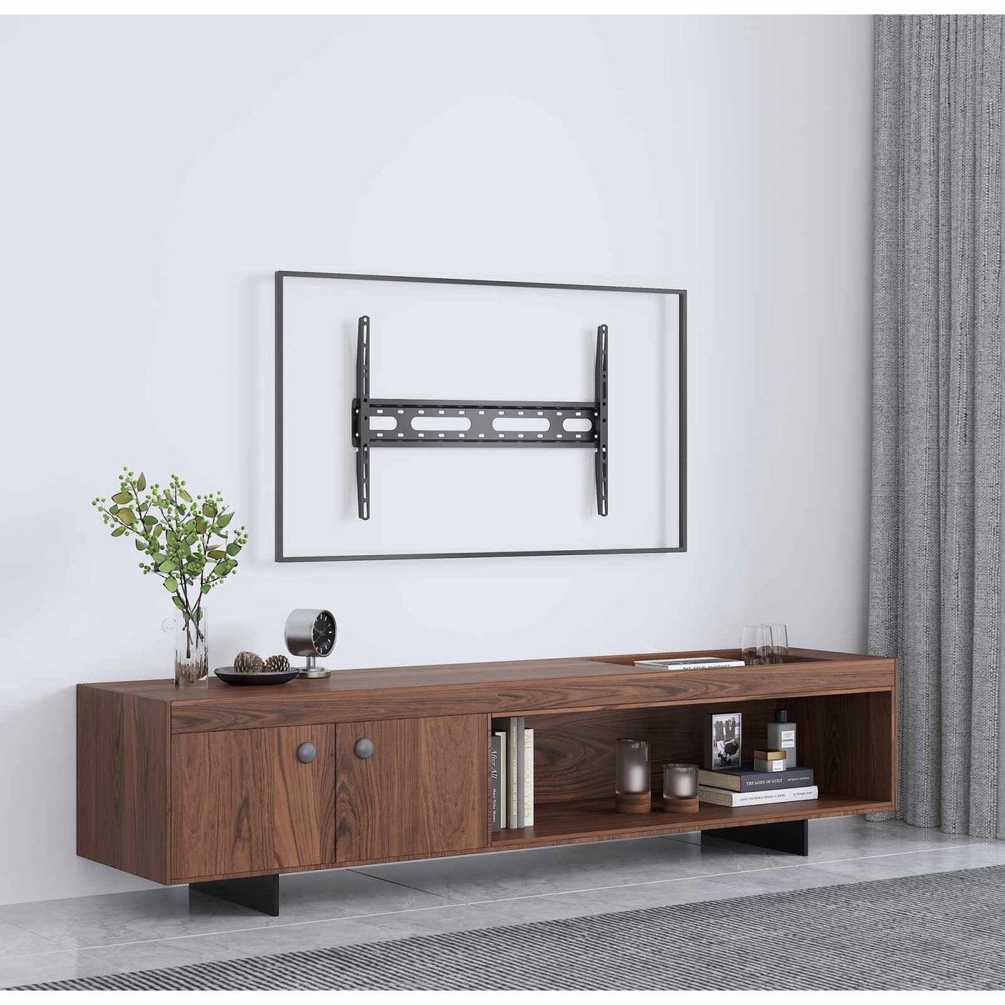 Soporte de Pared Fijo de Bajo Perfil para Pantallas de 37" a 70" Image 6