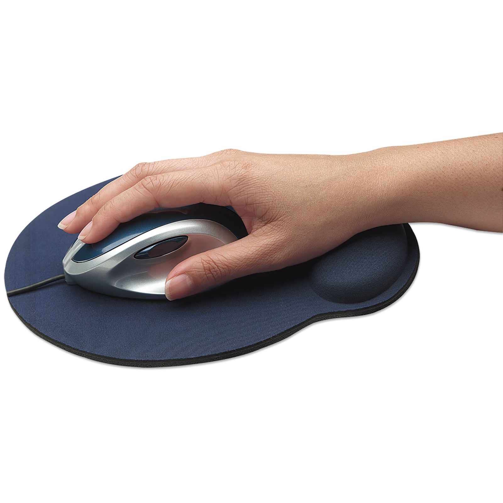 Mouse Pad con Descansa Muñecas Azul Image 3