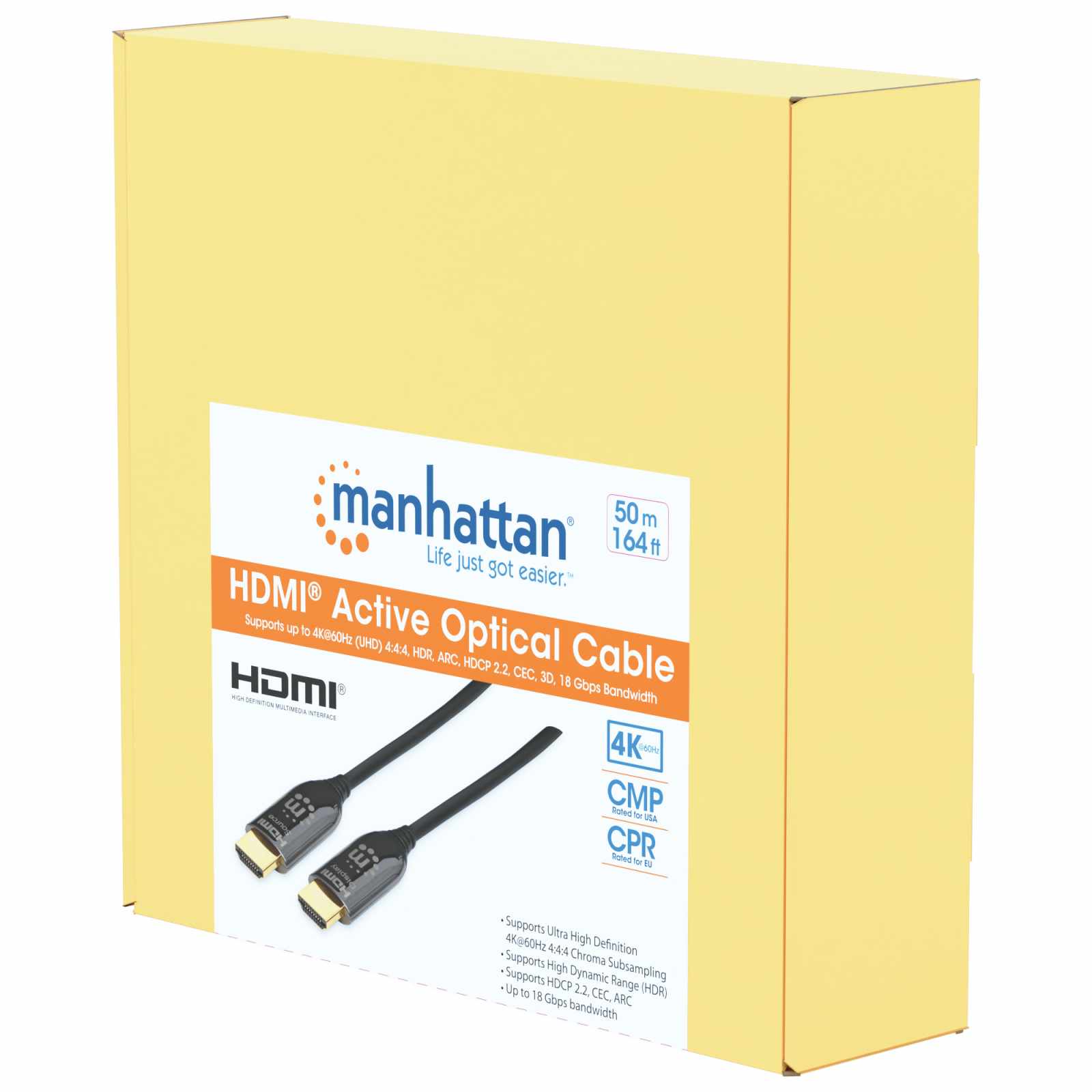 Cable HDMI Óptico Activo con Clasificación Plénum Packaging Image 2