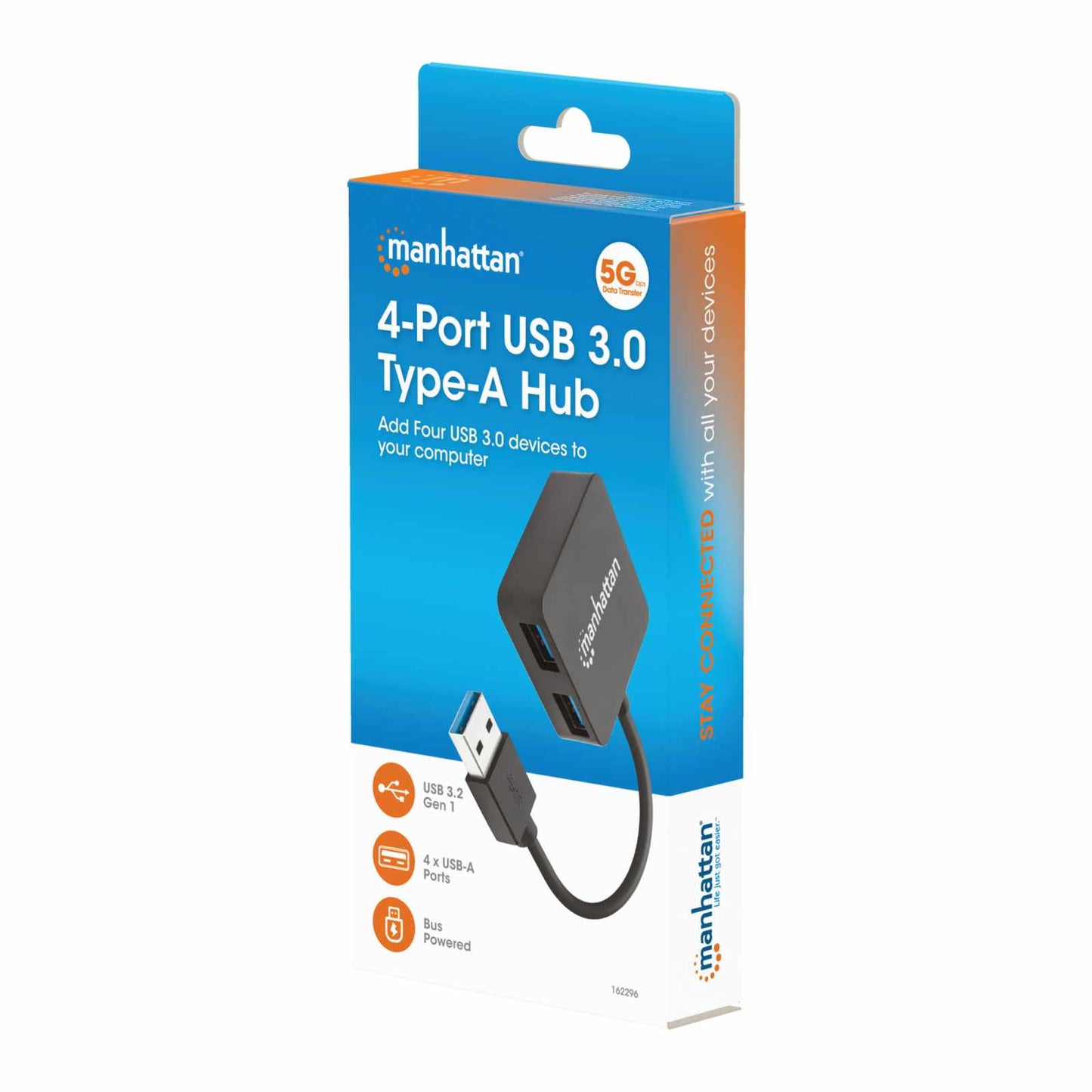 Hub USB 3.0 Tipo-A de 4 puertos Packaging Image 2
