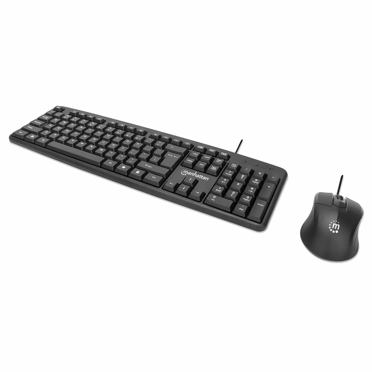 Set de teclado con cable y mouse óptico Image 1