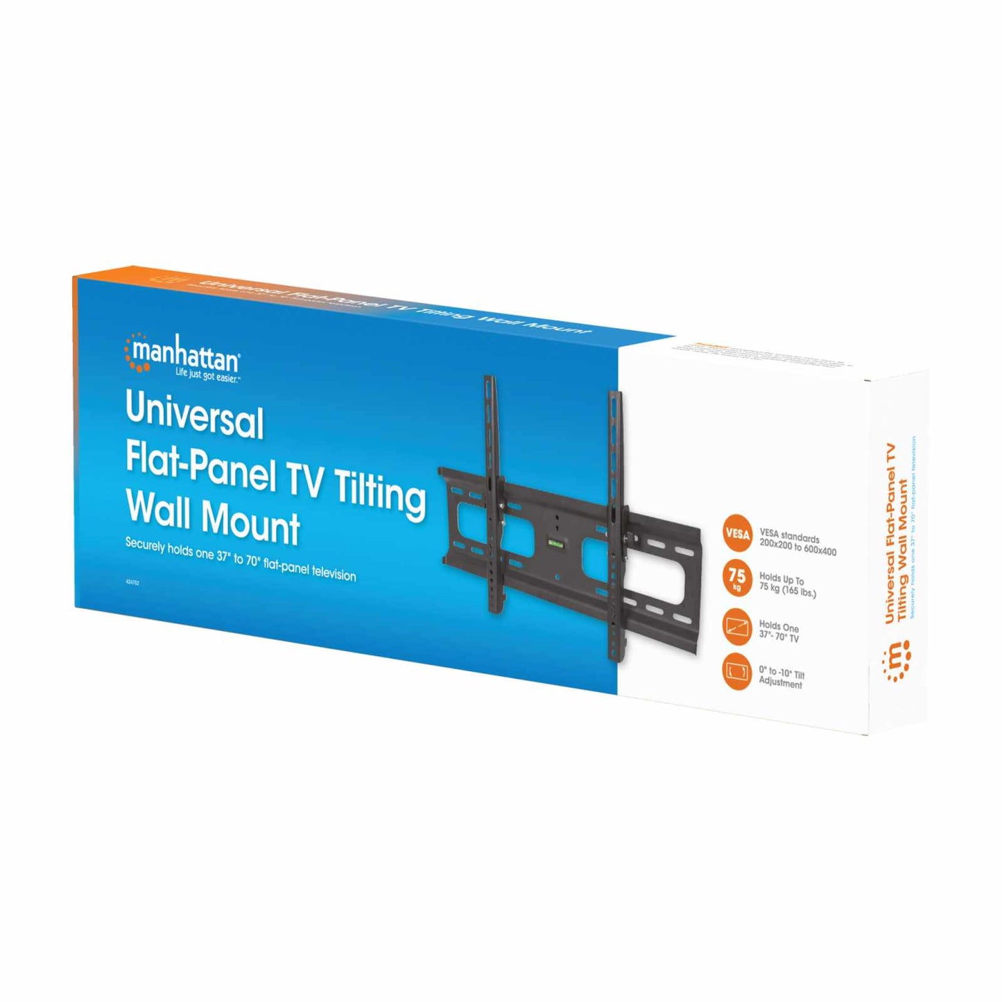 Soporte de Pared de Alta Resistencia con Inclinación para Pantallas de 37" a 70" Packaging Image 2