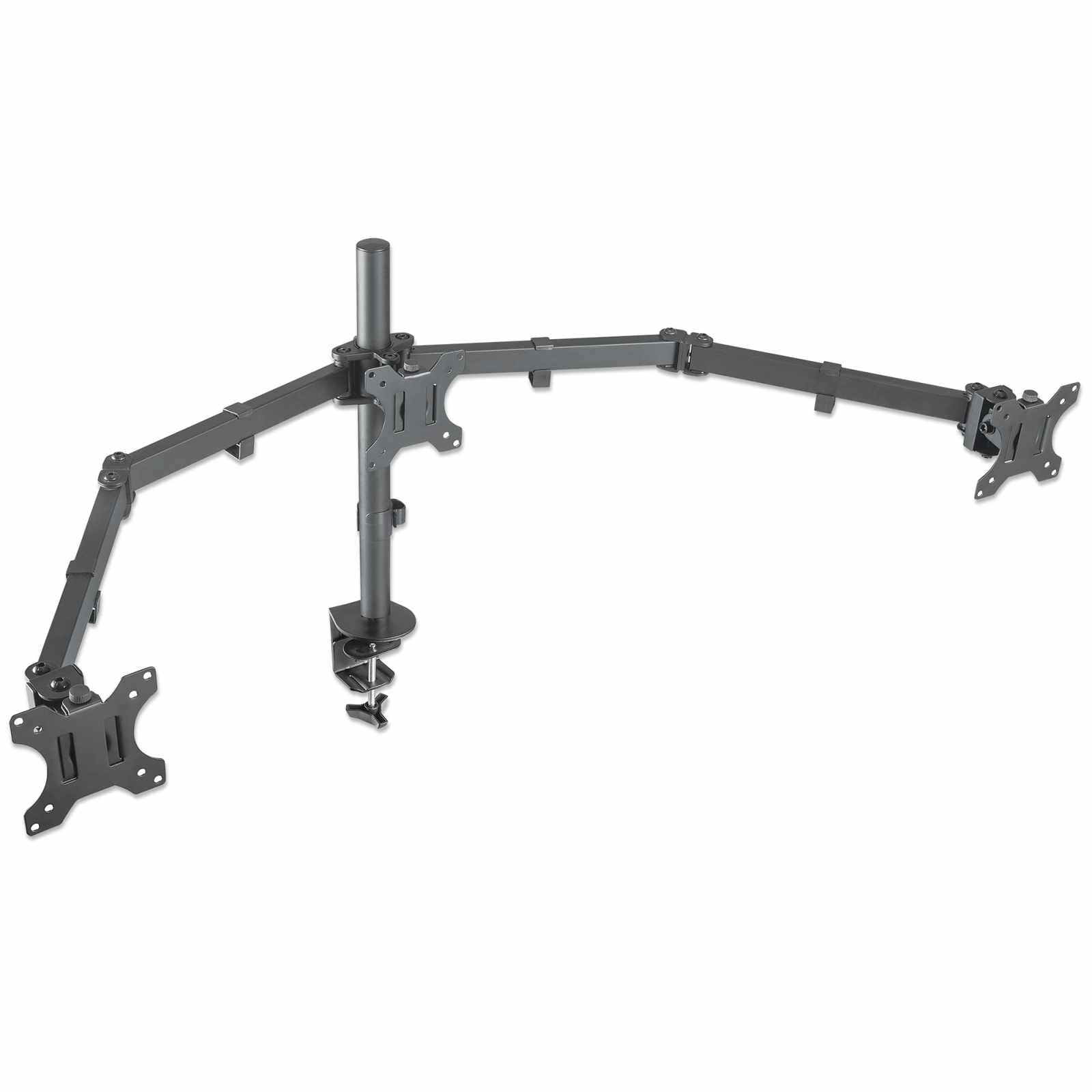 Soporte para monitor LCD con soporte central y brazos articulados de doble articulación Image 3
