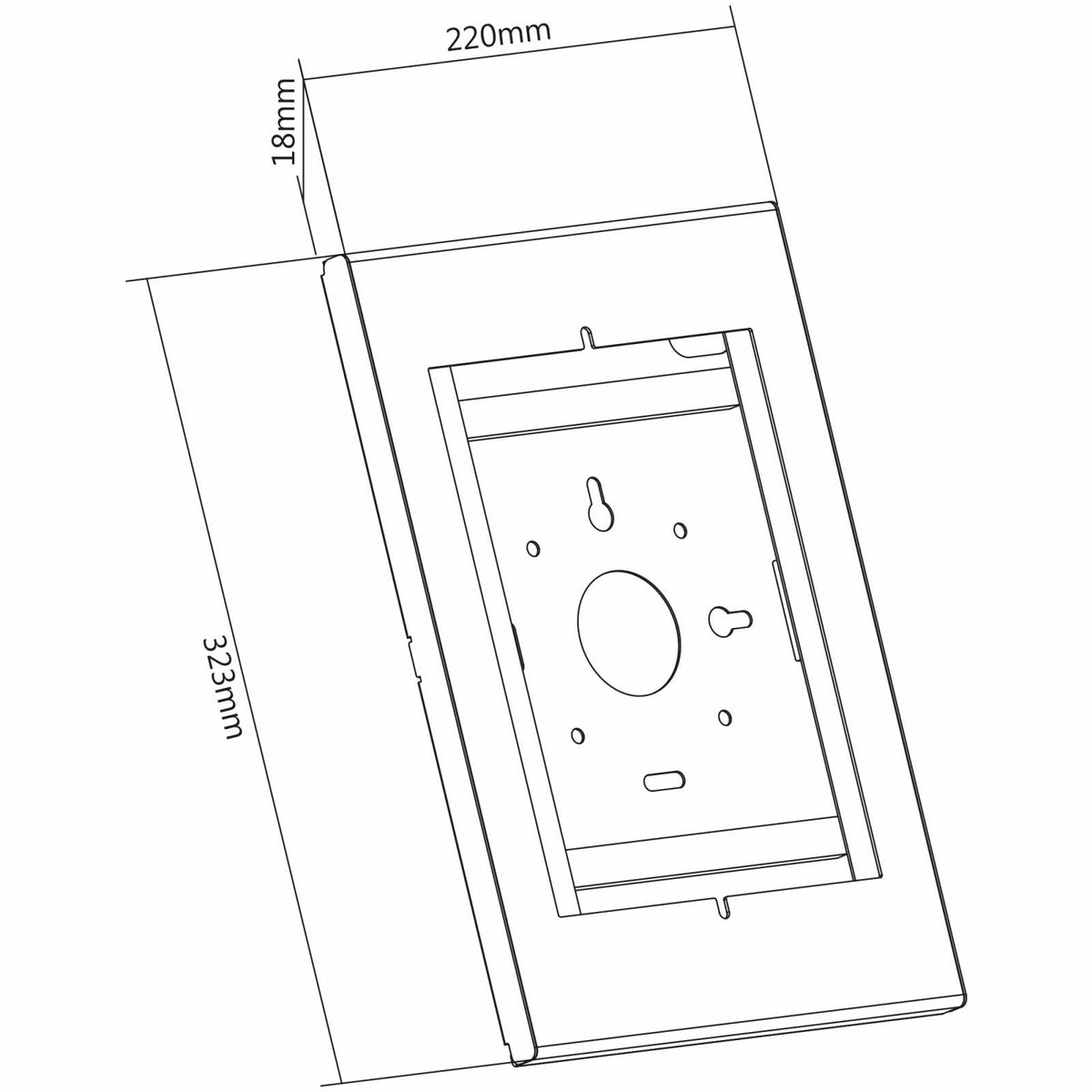 Soporte para montaje en pared para tableta y iPad® Image 12