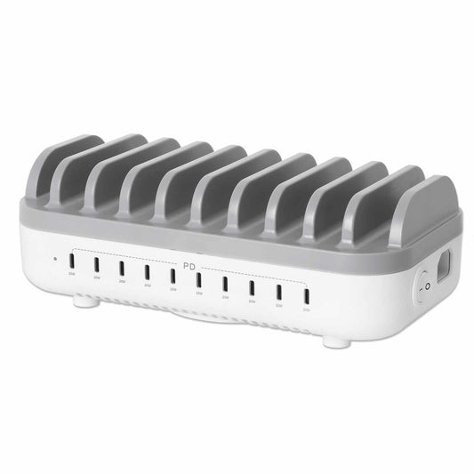 Estación de carga PD con 10 puertos USB-C - 200 W Image 1