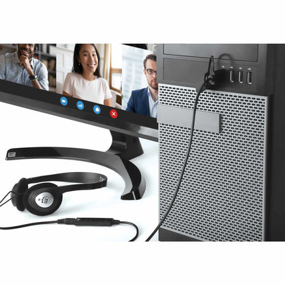 Cable adaptador auxiliar de audio estéreo 2 en 1 USB-C y USB-A a 3.5 mm Image 9
