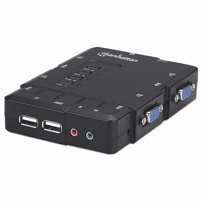 Switch KVM Compacto de 4 Puertos Image 1