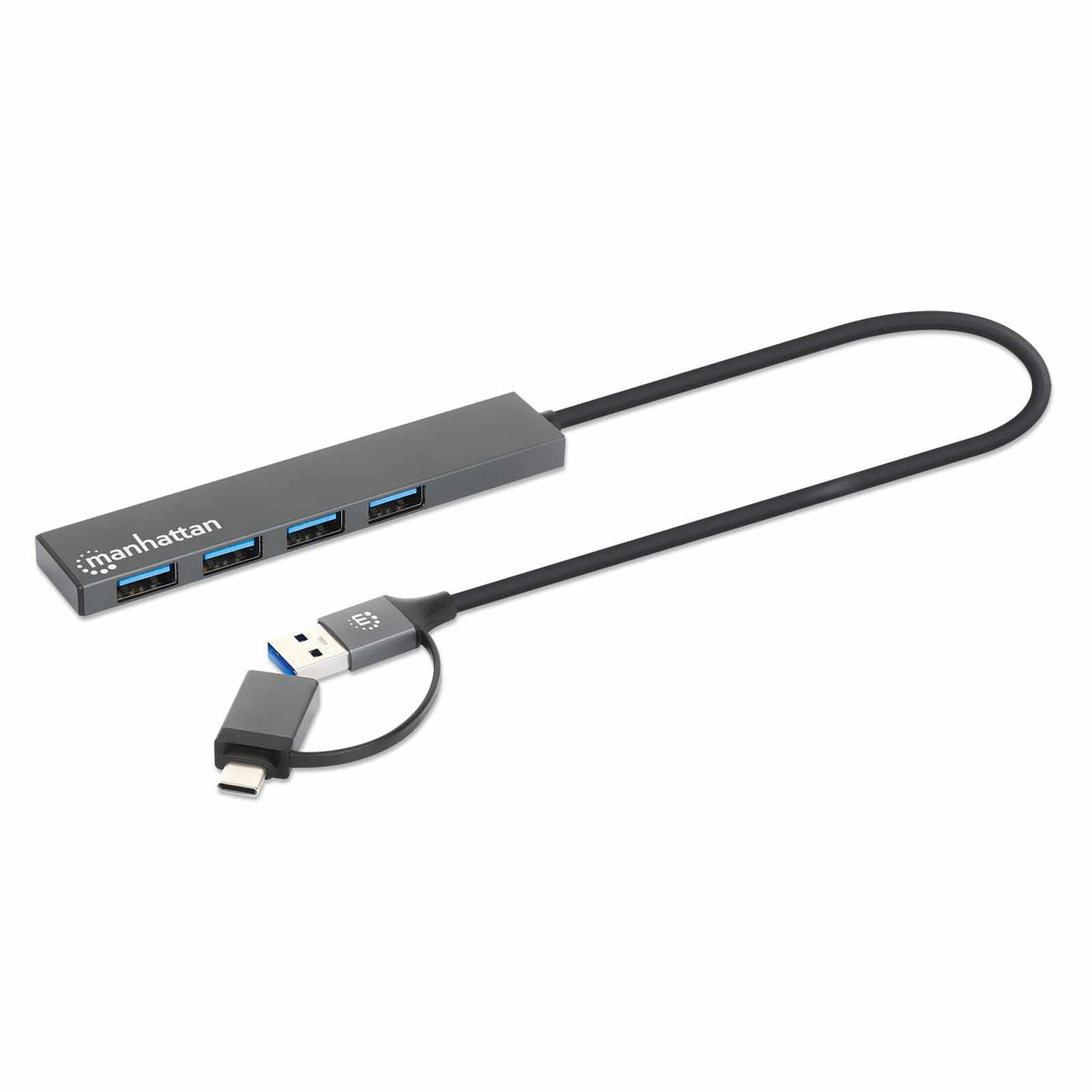 Hub de 4 puertos USB-A 3.2 Gen 1 con conector adaptable de USB-A a USB-C Image 3