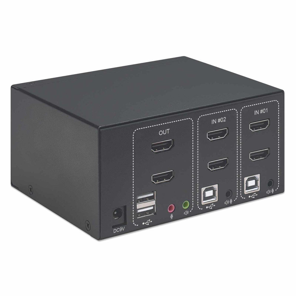 Switch KVM HDMI de 2 puertos y doble monitor  Image 6
