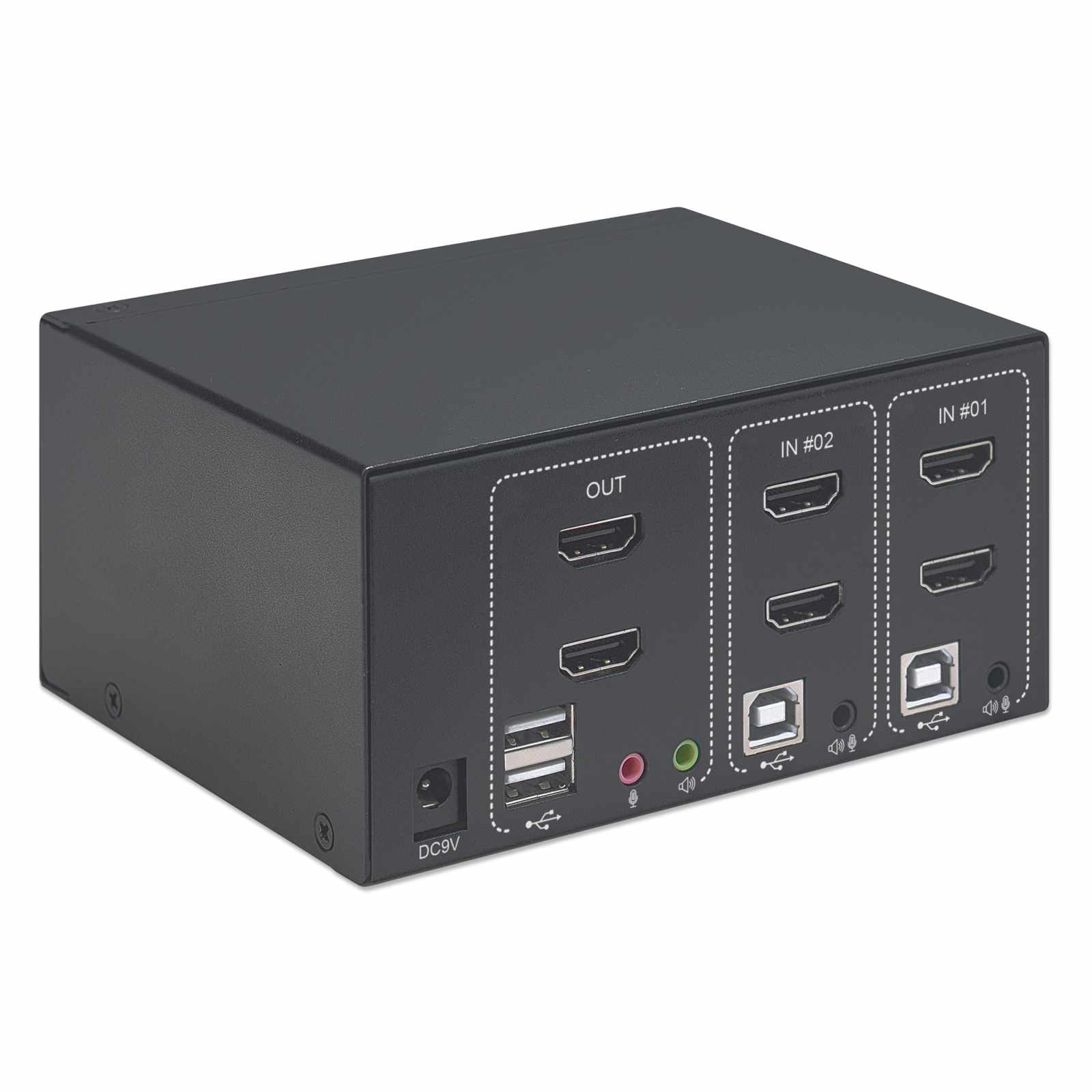 Switch KVM HDMI de 2 puertos y doble monitor  Image 6