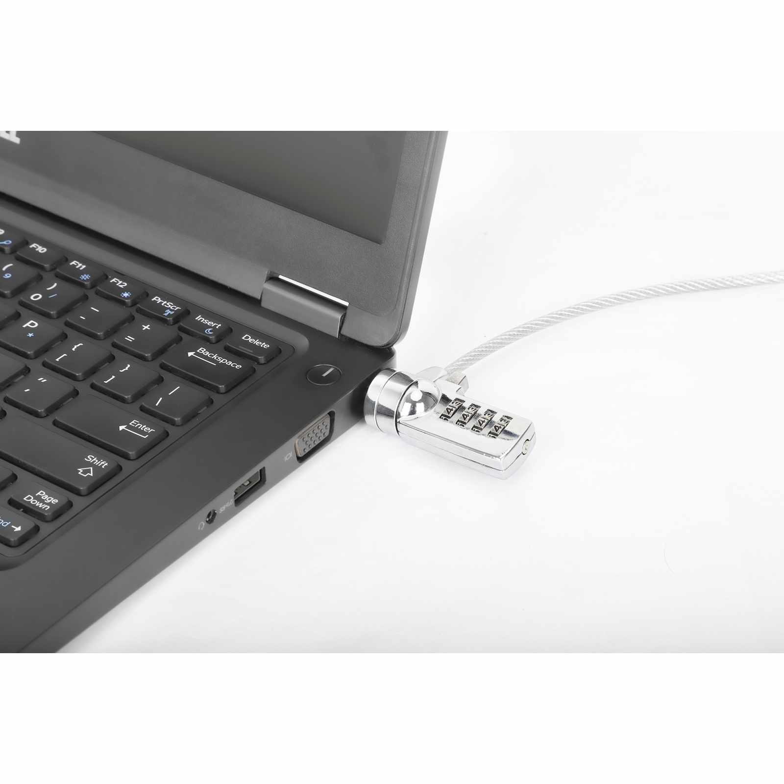 Candado de seguridad para laptop con ranura K-slot, de combinación Image 4