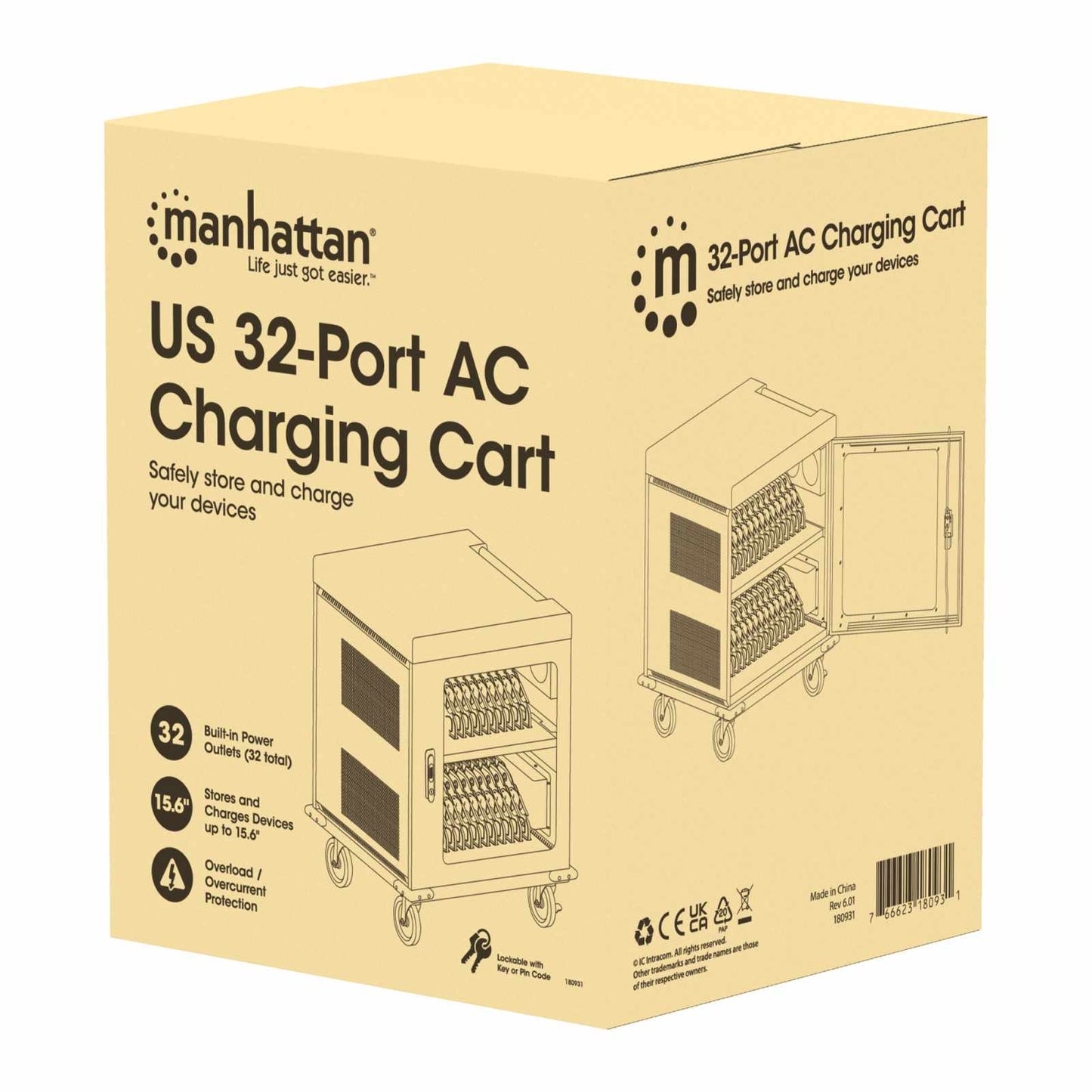 Gabinete de carga con 32 contactos de CA (15.6") Packaging Image 2