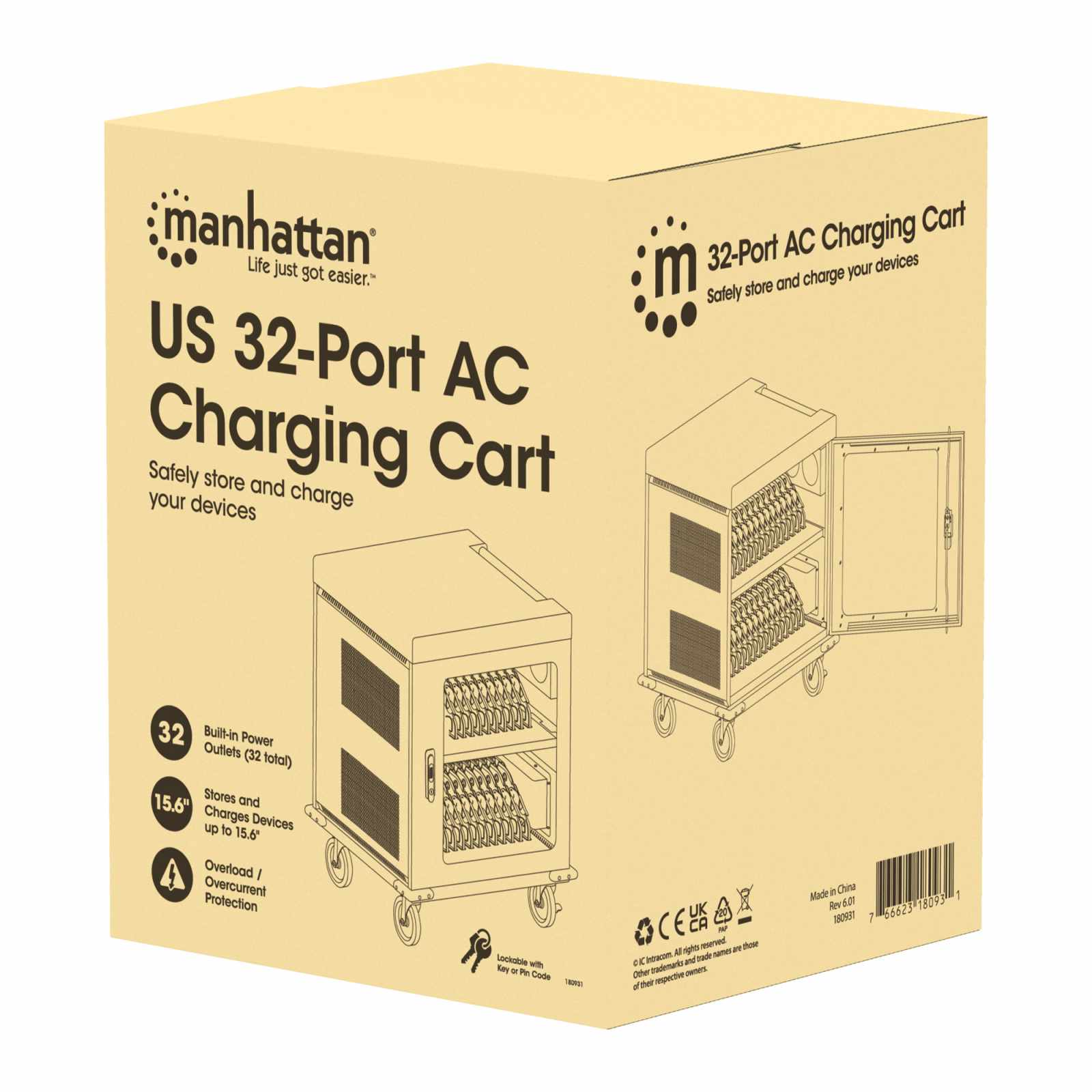 Gabinete de carga con 32 contactos de CA (15.6") Packaging Image 2