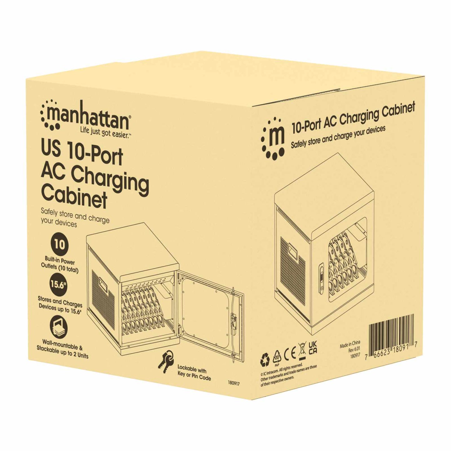 Gabinete de carga con 10 contactos de CA (15.6") Packaging Image 2