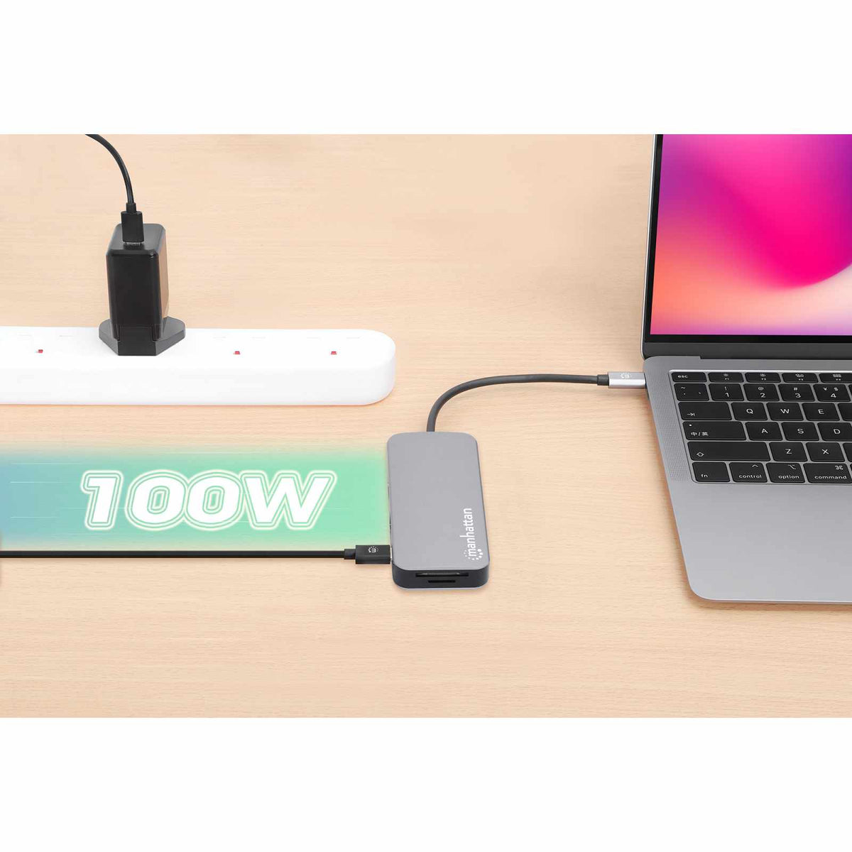 Docking Station para conexión USB-C 8 en 1 con entrega de energía Image 10