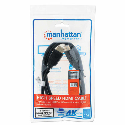 Cable HDMI de Alta Velocidad con Canal Ethernet, Versión Premium Packaging Image 2