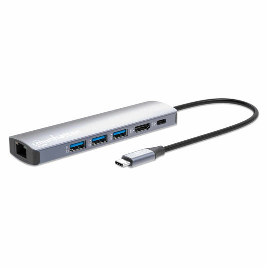 Base de conexión USB-C PD 6 en 1 4K / Hub multipuerto Image 1
