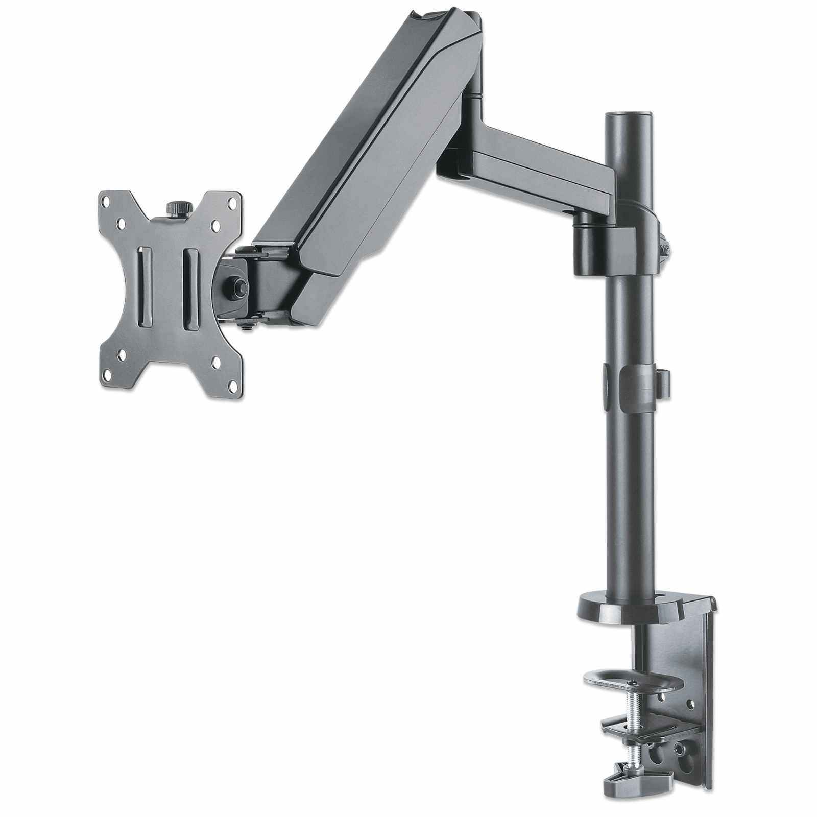 Soporte para monitor con resorte a gas universal y brazo ajustable en altura. Image 1