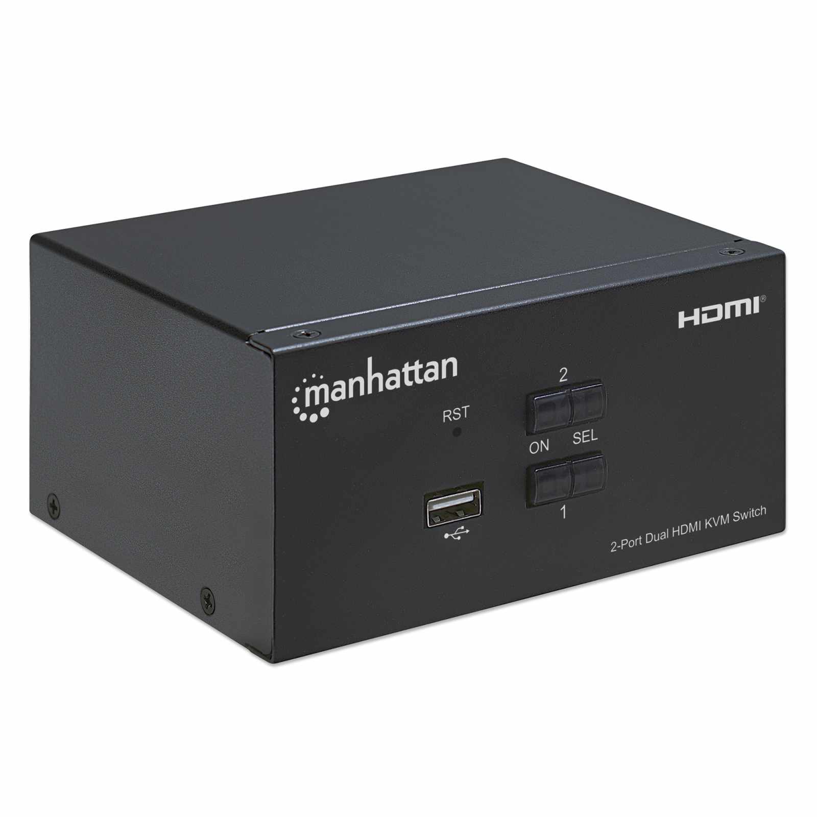 Switch KVM HDMI de 2 puertos y doble monitor  Image 3