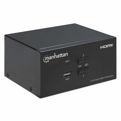 Switch KVM HDMI de 2 puertos y doble monitor  Image 3