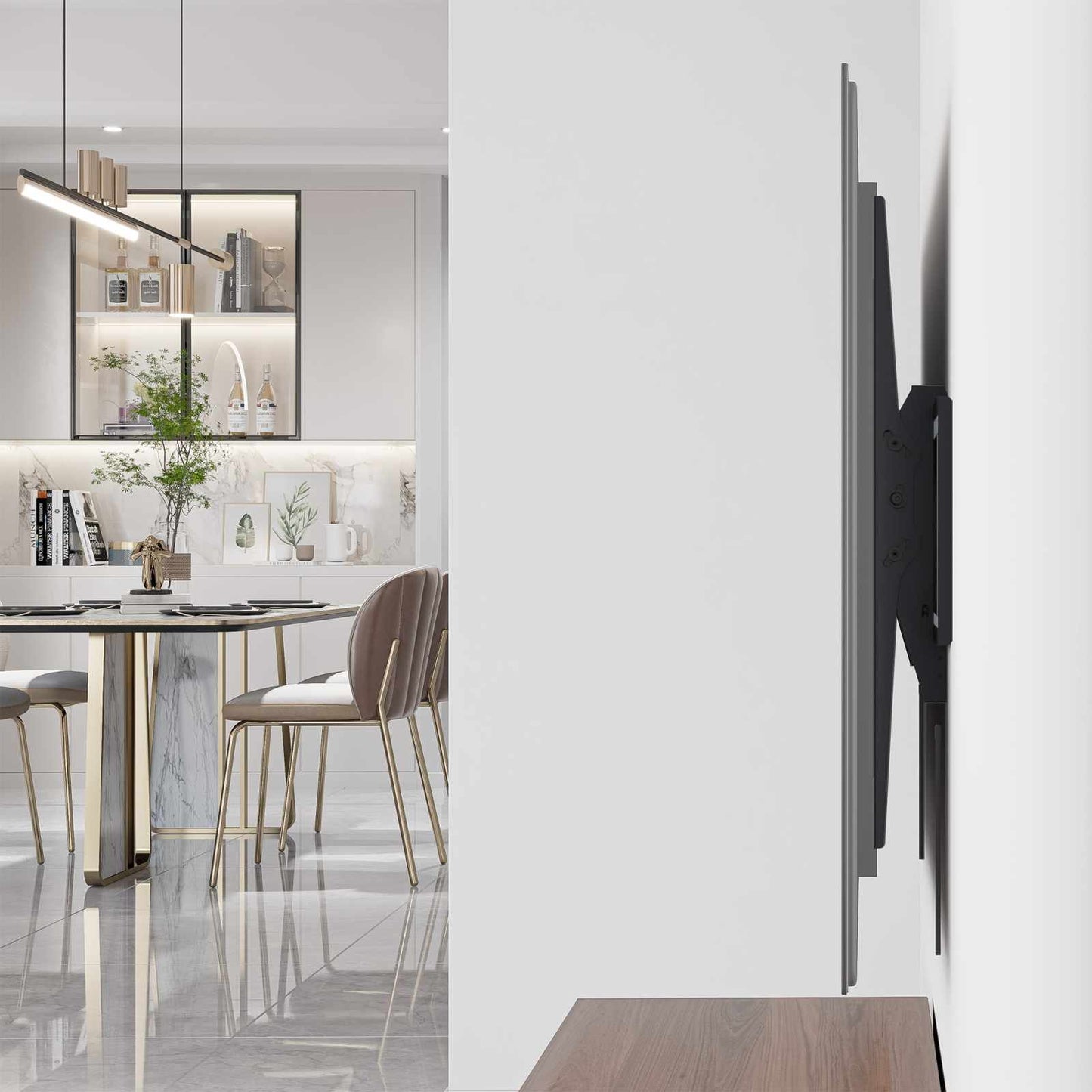 Soporte de Pared de Alta Resistencia con Inclinación para Pantallas Grandes de 60" a 120" Image 12
