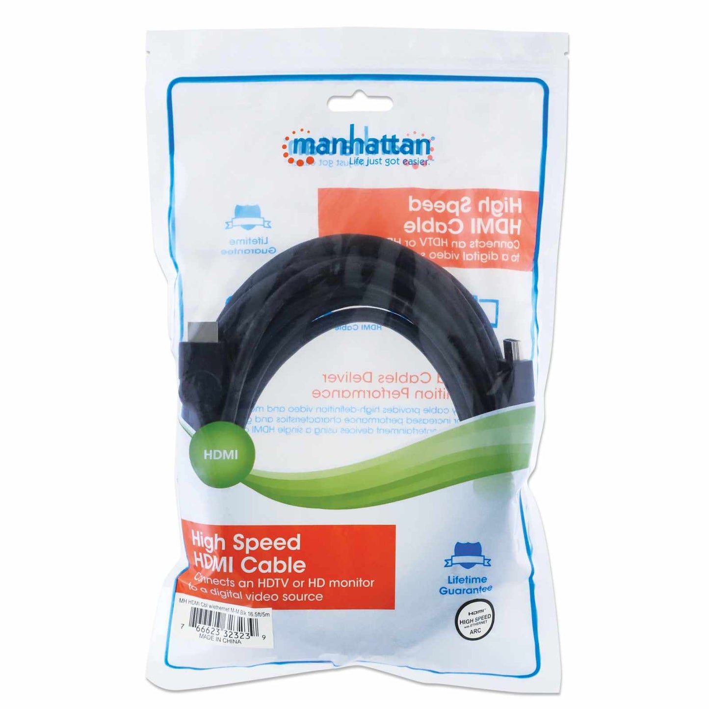 Cable HDMI de Alta Velocidad con Canal Ethernet Packaging Image 2