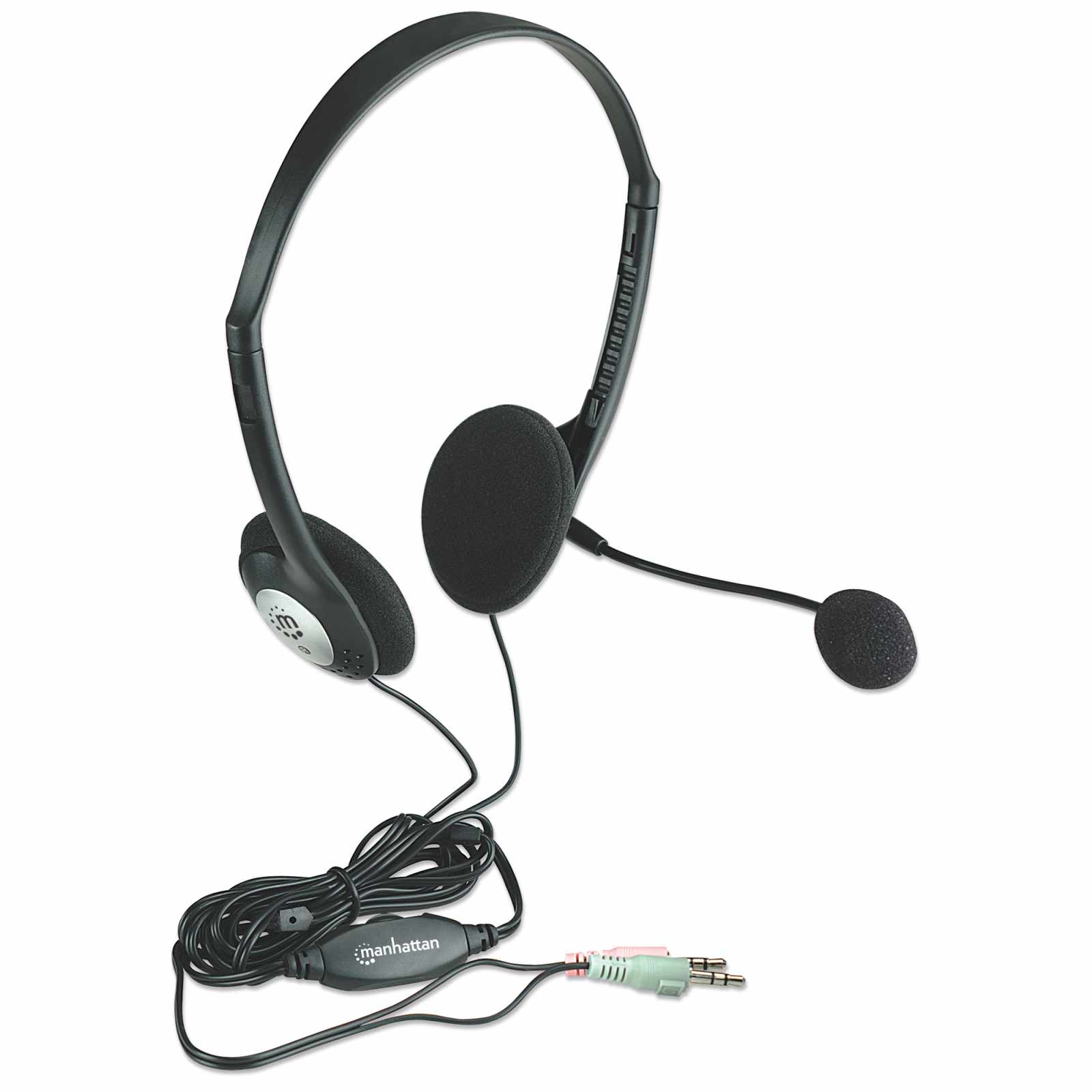 Audífonos Estéreo diadema, micrófono flexible, conector 3.5mm Image 3