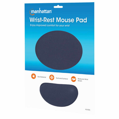 Mouse Pad con Descansa Muñecas Azul Packaging Image 2