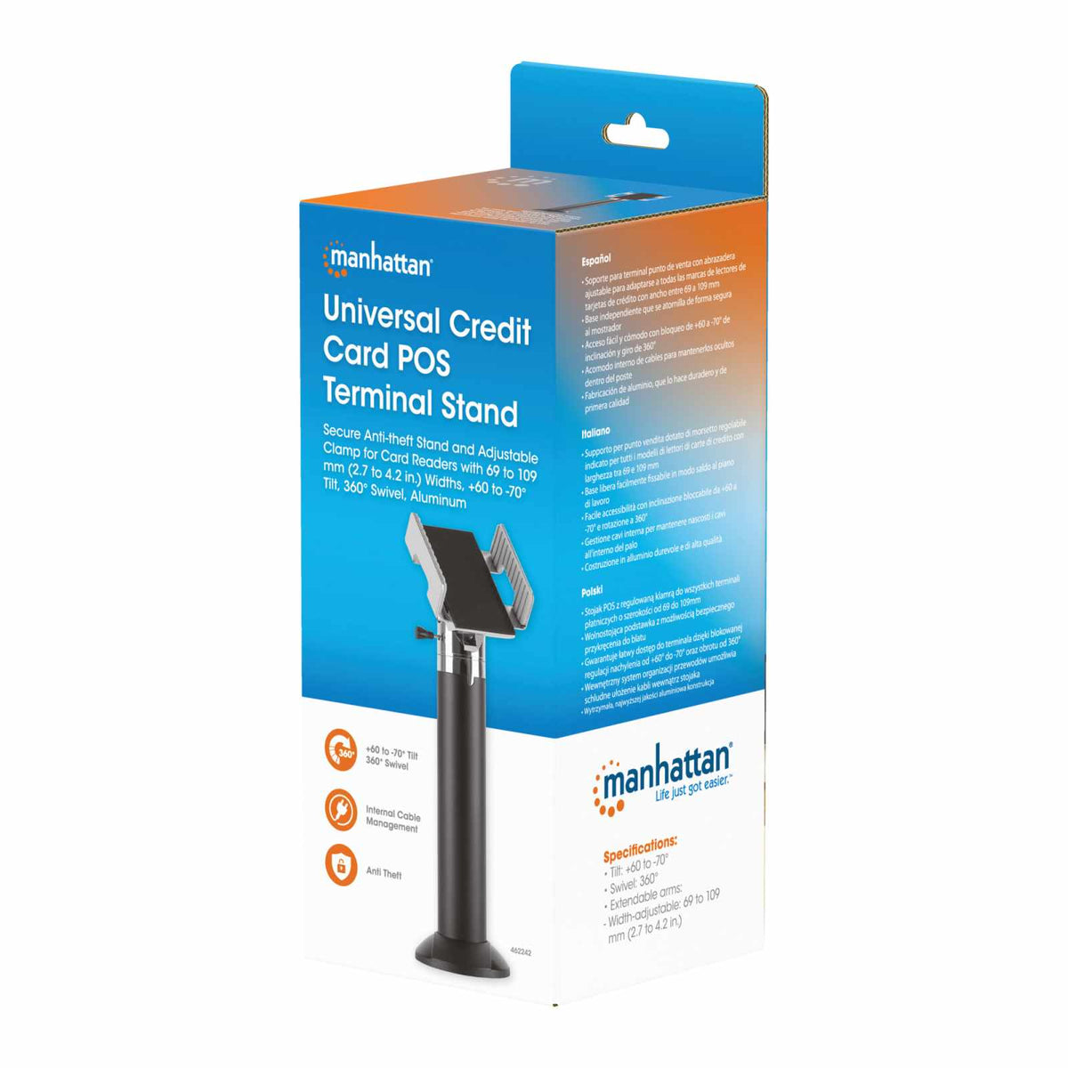 Soporte Universal para Terminal Punto de Venta ( para terminal de tarjeta de crédito) Packaging Image 2
